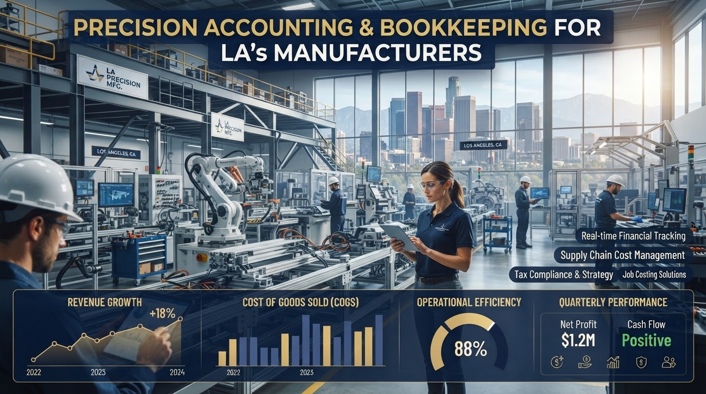 Manufacturing Accounting & Tax In Los Angeles
