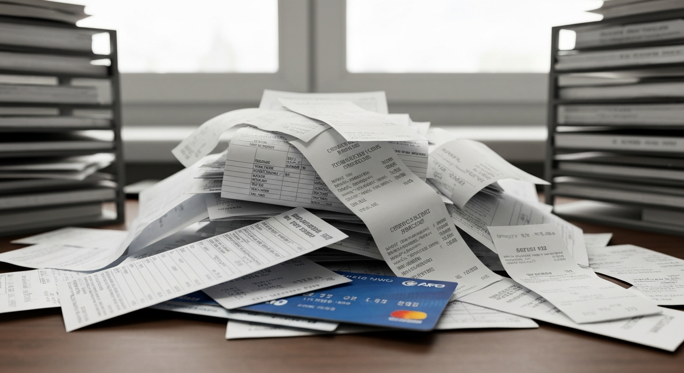 Financial records showing misclassified transactions causing balance sheet errors