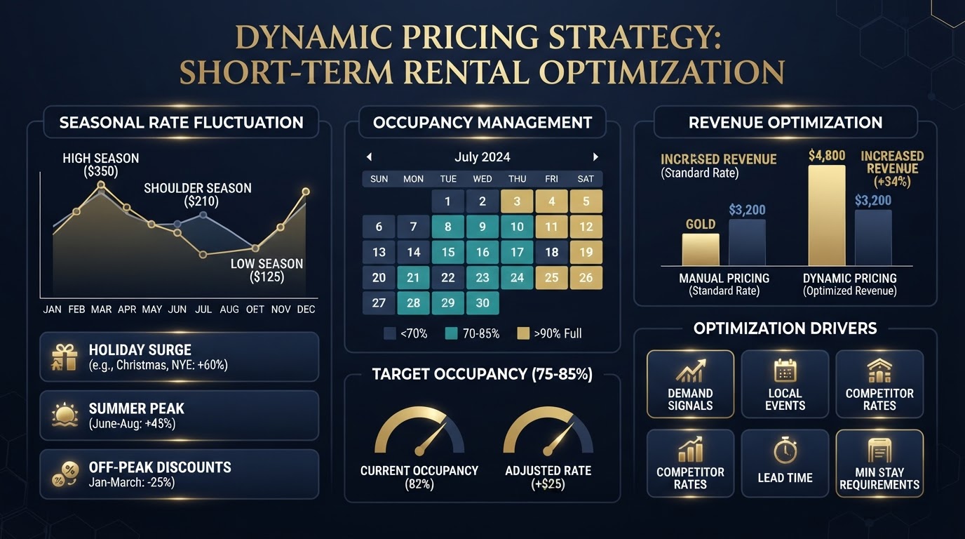 Dynamic pricing strategy for short-term rentals