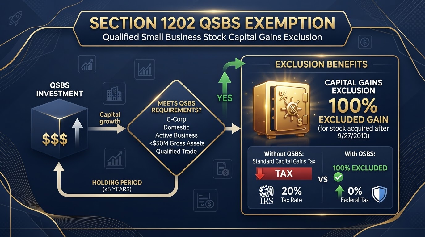 Section 1202 QSBS qualified small business stock exemption