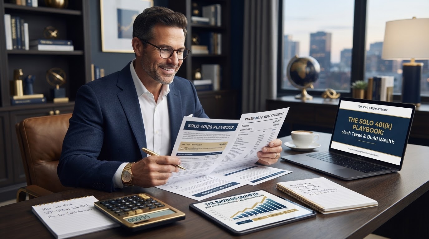 The Solo 401(k) Playbook: The Self-Employed Retirement Tax Break Most Owners Miss