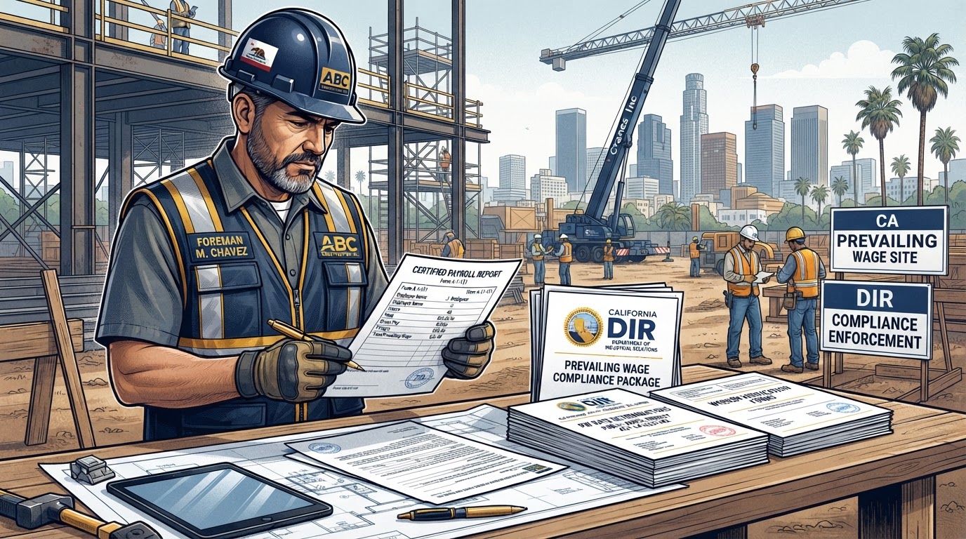 California prevailing wage and certified payroll compliance for construction companies