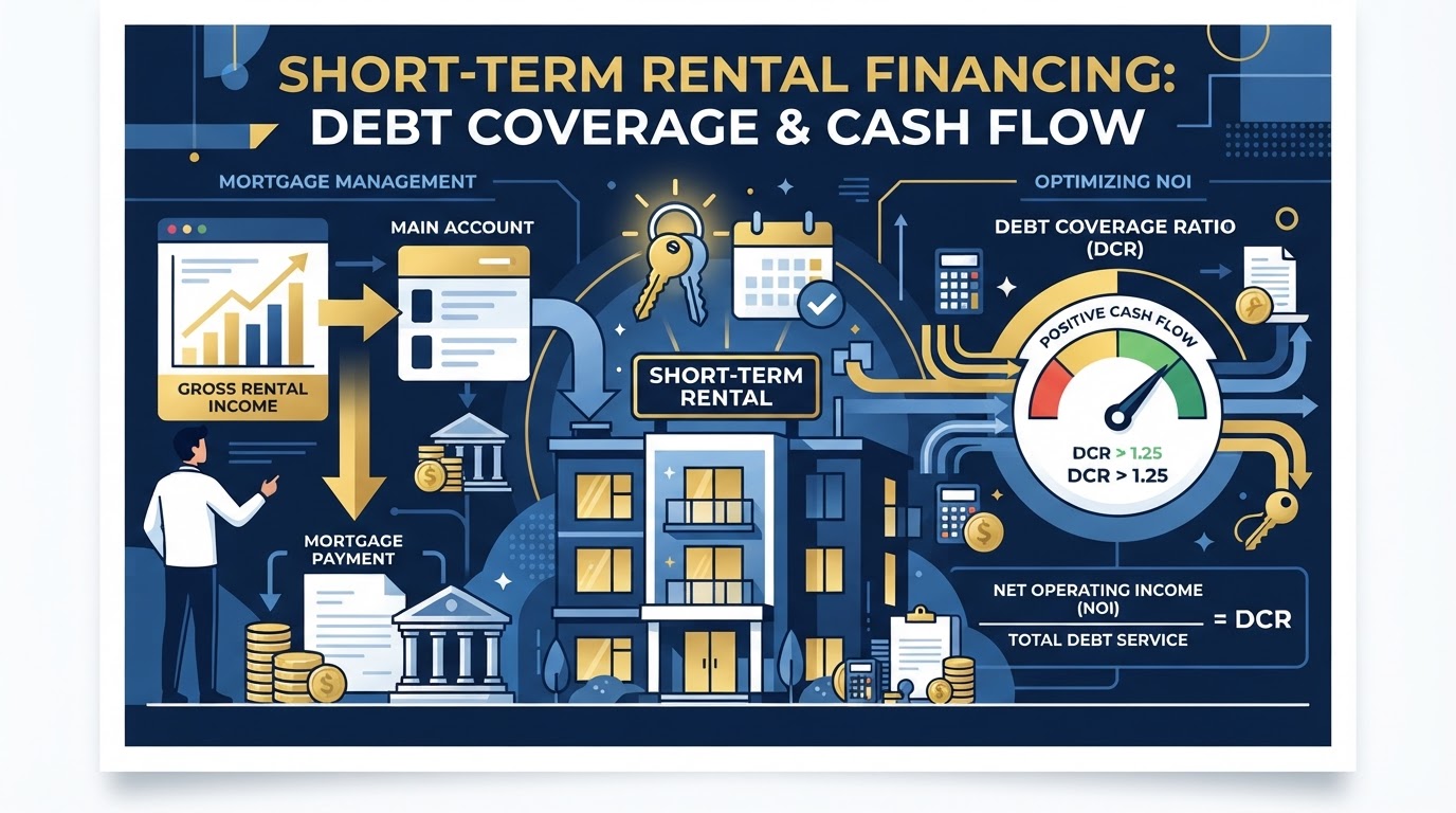 Short-term rental financing and debt coverage analysis