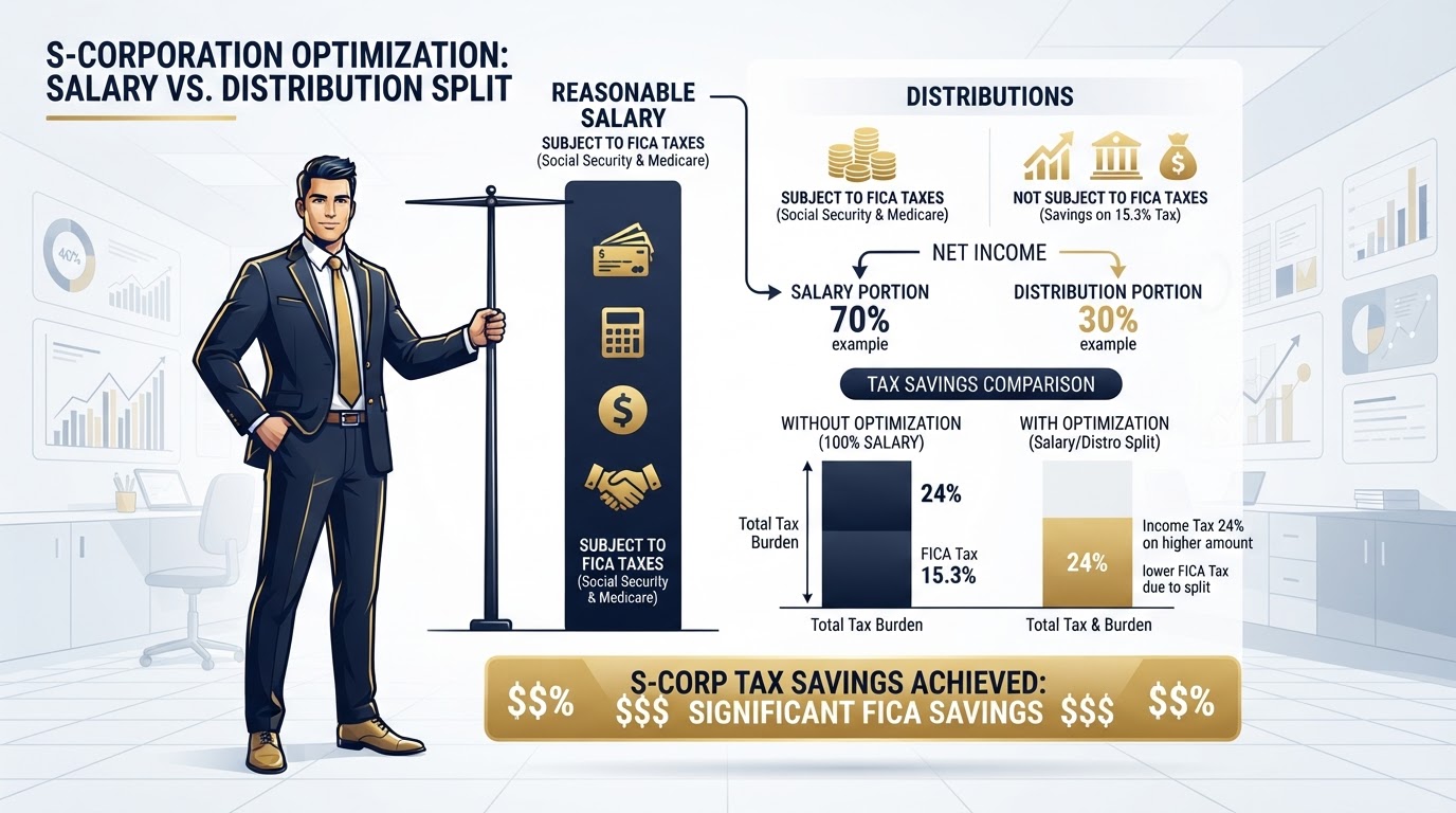 The S-Corp Salary Playbook: Pay Yourself Less, Keep More