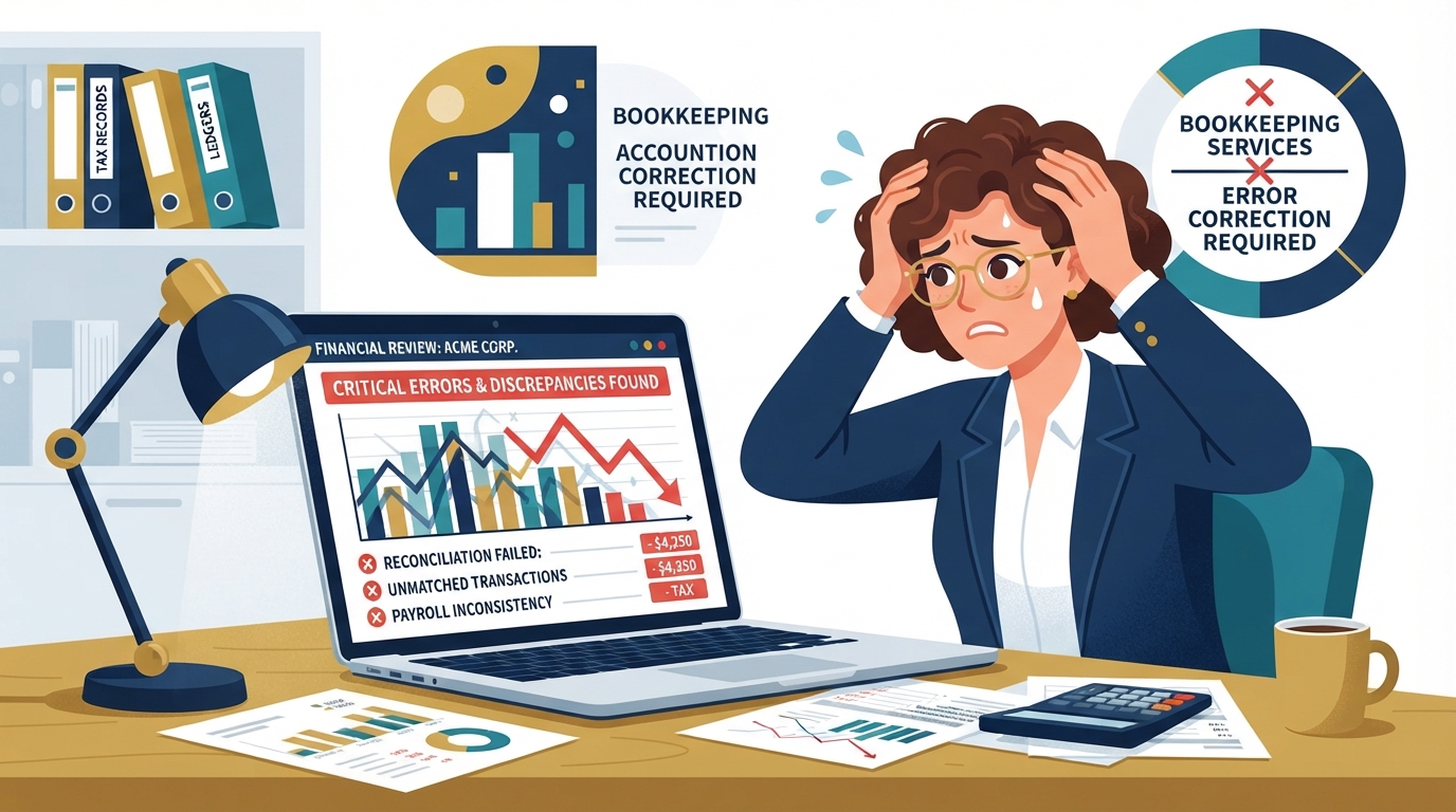 I Hired a Bookkeeper and They Made Mistakes — Now What