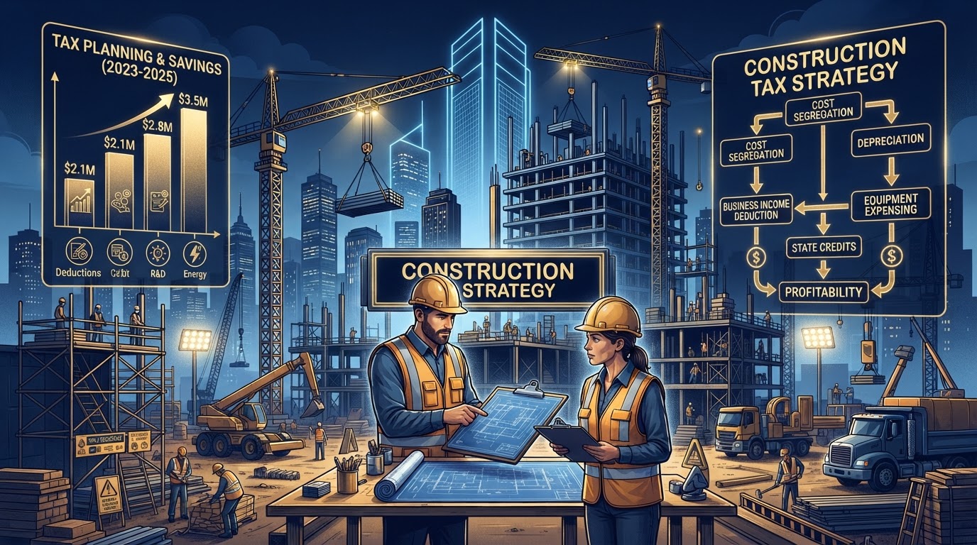 Tax Strategies and Preparation for Construction Companies: A Complete Guide