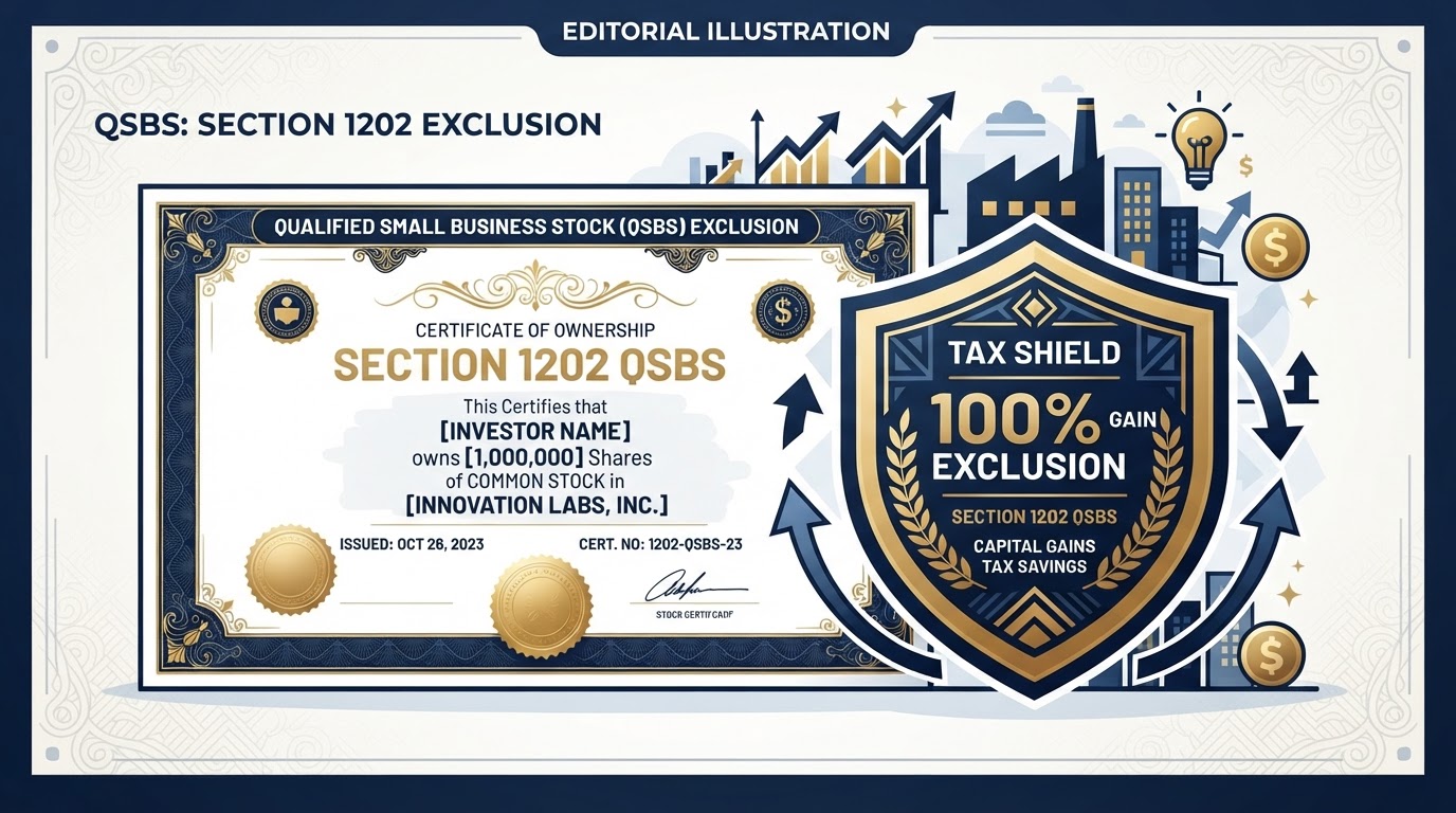 Section 1202 Qualified Small Business Stock QSBS exclusion benefit