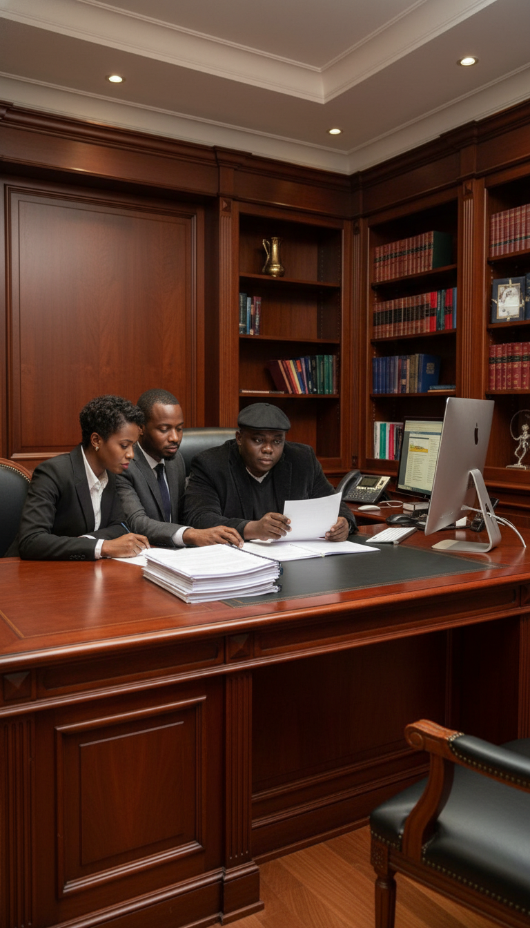 Wiyao Awesso in executive office meeting