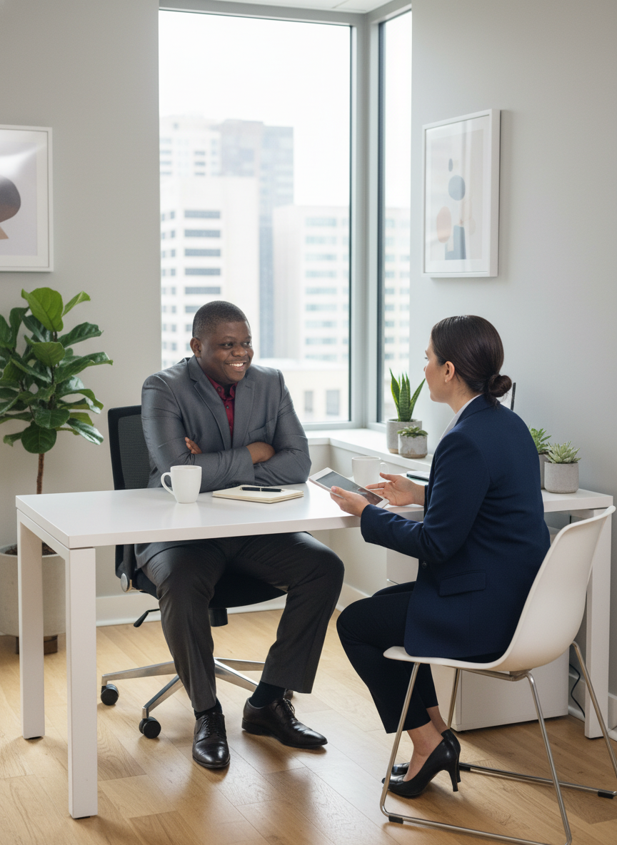 One-on-one client strategy session