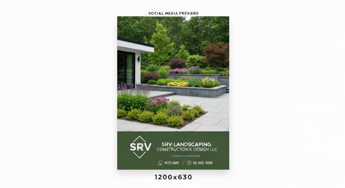 SRVLANDSCAPING CONSTRUCTION & DESIGN LLC logo