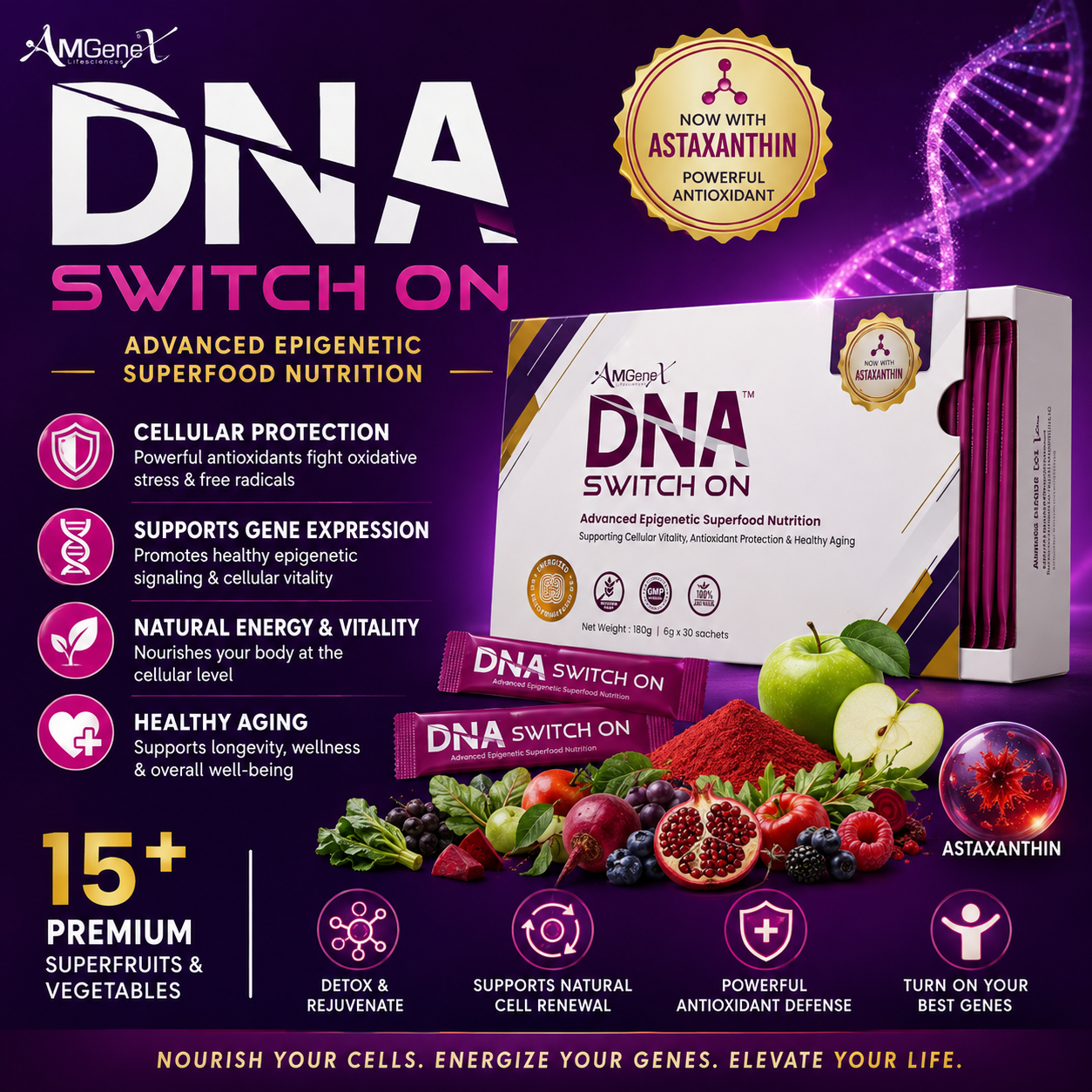 AMgenex DNA Switch ON Cellular Nutrition