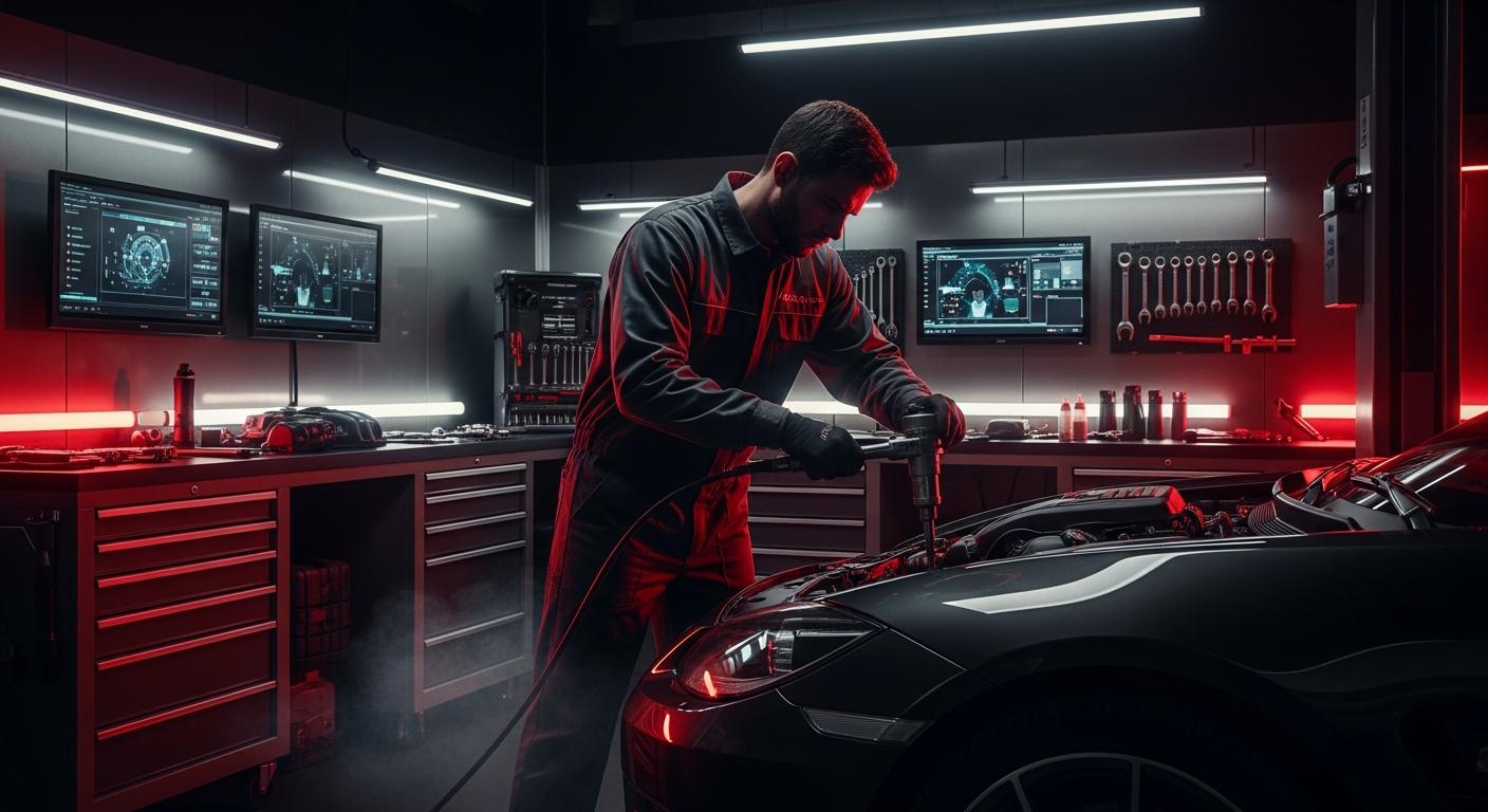 Auto Repair Shop Bay