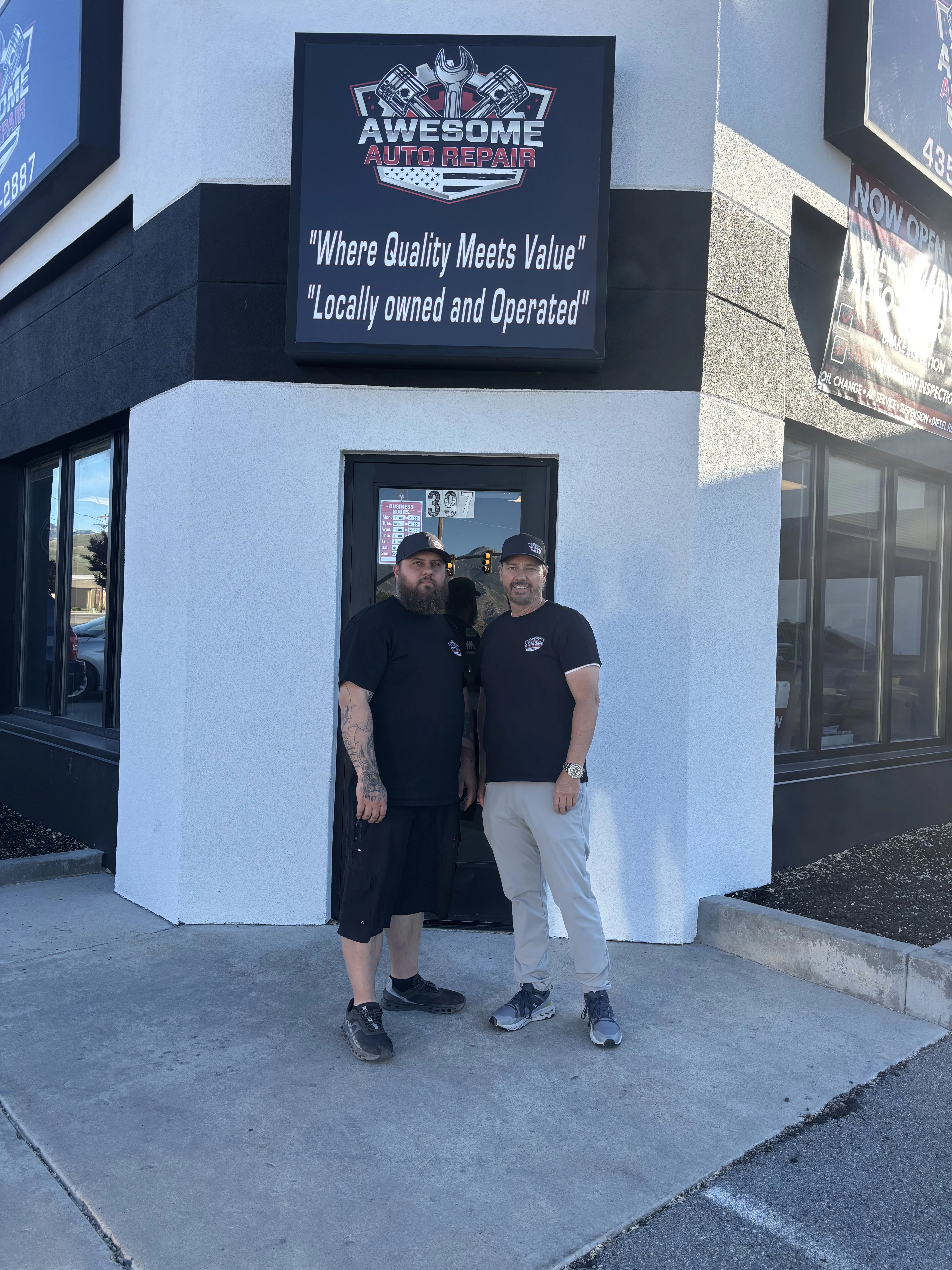 Awesome Auto Exterior Owners at Awesome Auto Repair in Tooele UT
