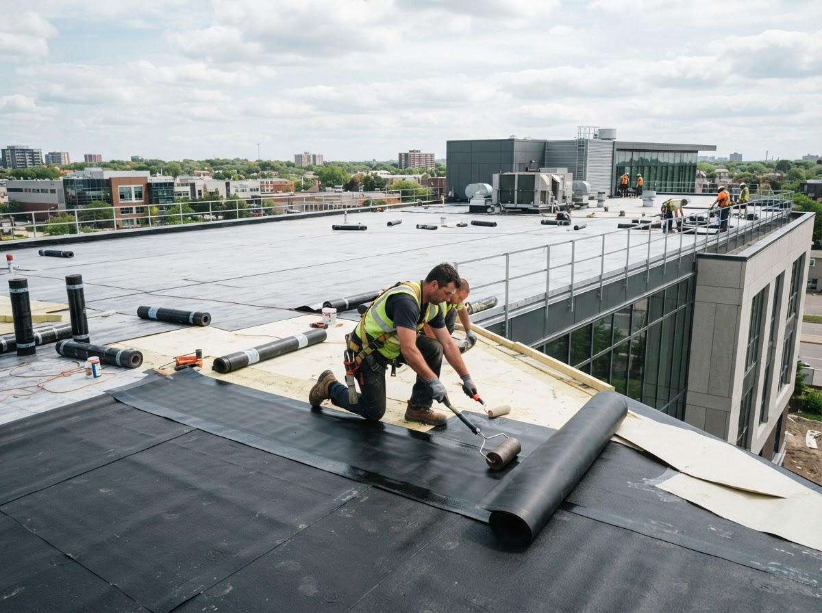 Flat Roofing website design for roofing businesses