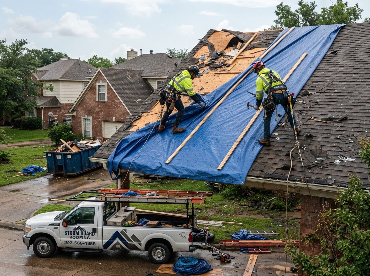 Emergency Roof Repair website design for roofing businesses