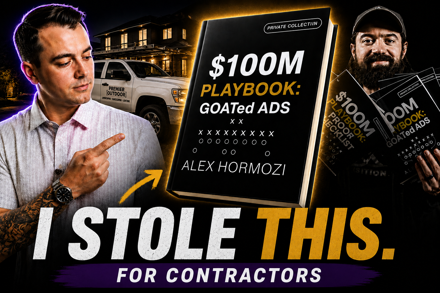 Alex Hormozi Goated Ads for Contractors: How to Scale Past $5M