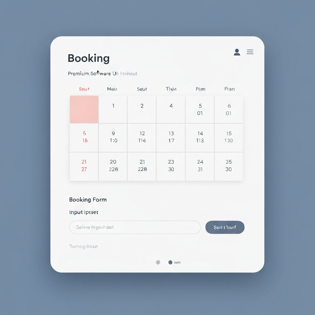 Simple booking and appointment setup