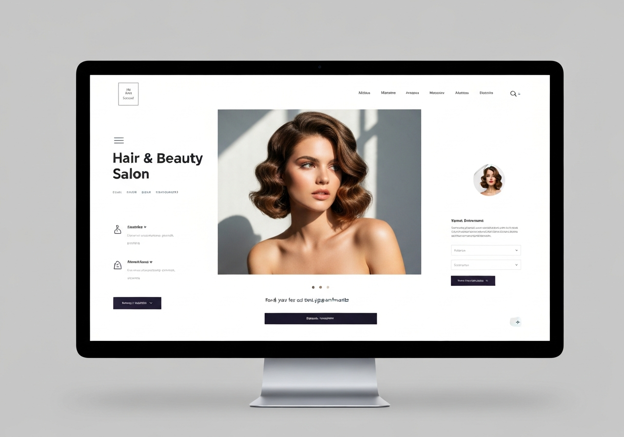 Luxe Hair Studio - Hair & Beauty Salon Website