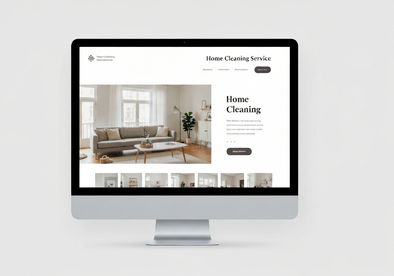 Sparkle Cleaners - Home Cleaning Website