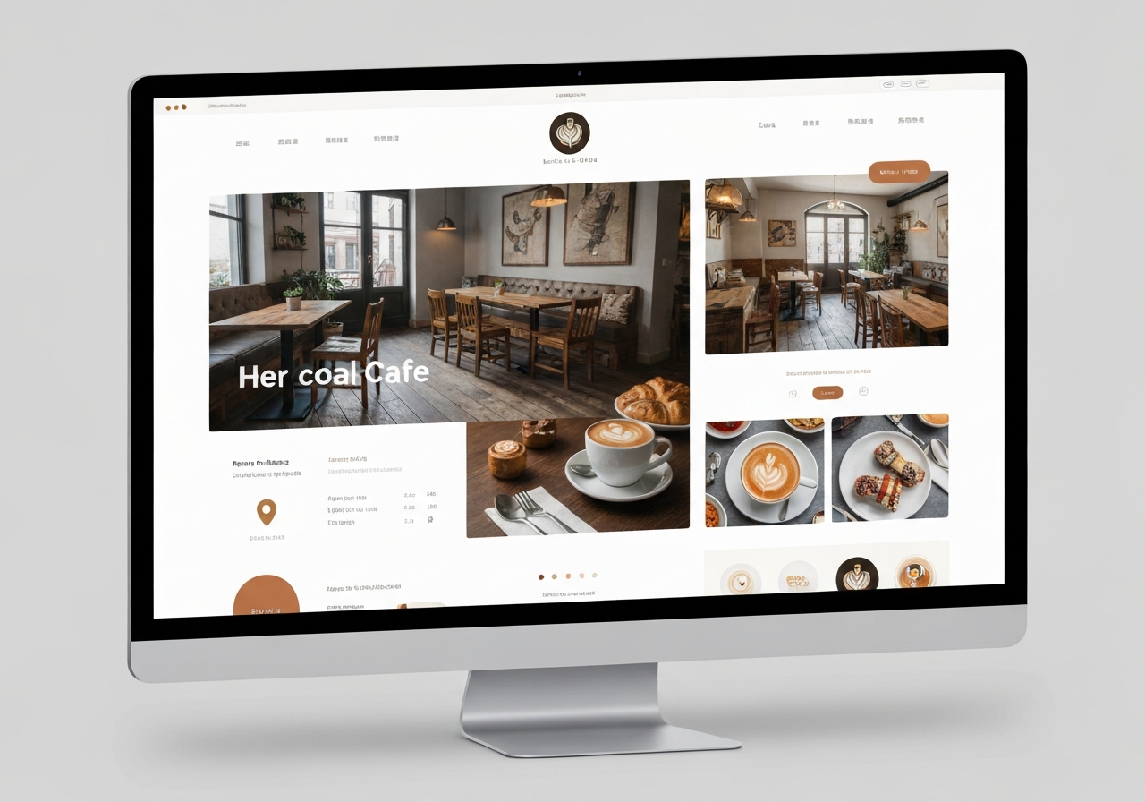 The Corner Brew - Local Cafe Website