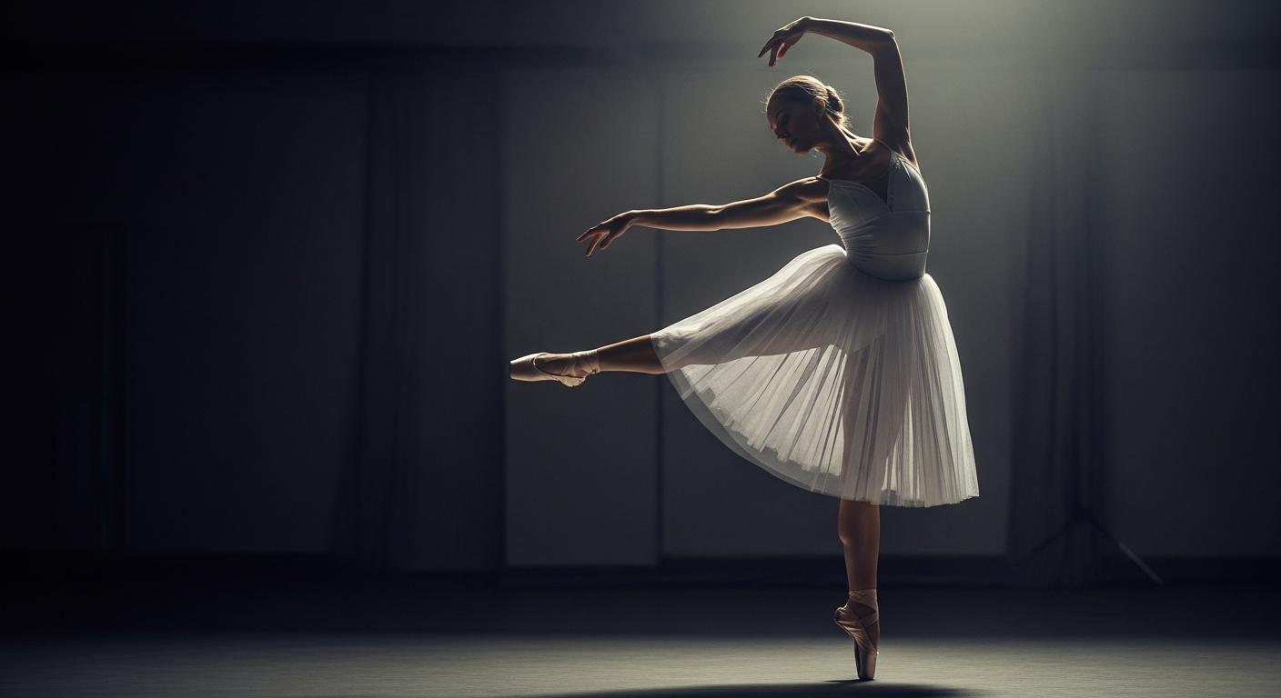 Elegant ballet dancer