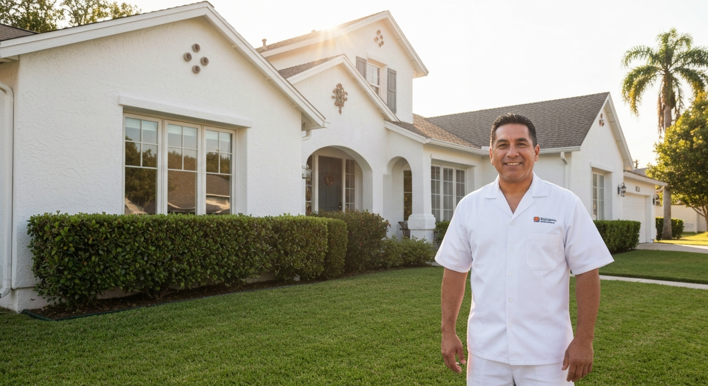 Beautifully maintained home exterior