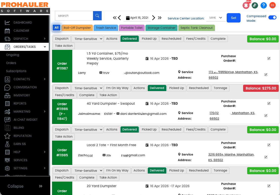 Unified Order & Task Management Dashboard