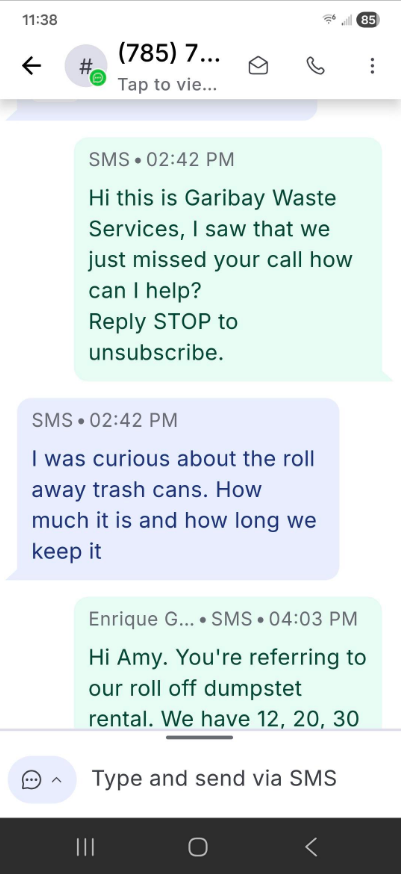 AI Receptionist Chat