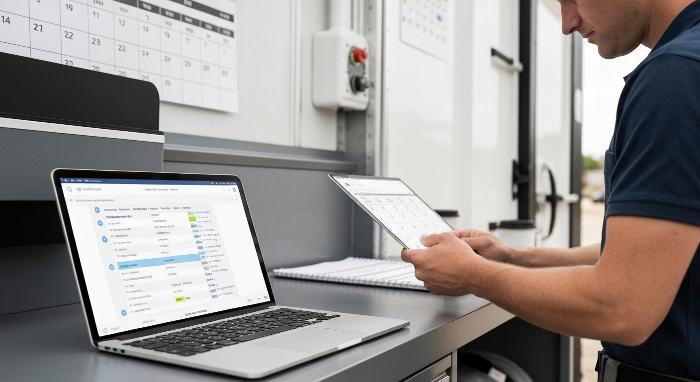 Contractor using a clean, organized lead tracking system