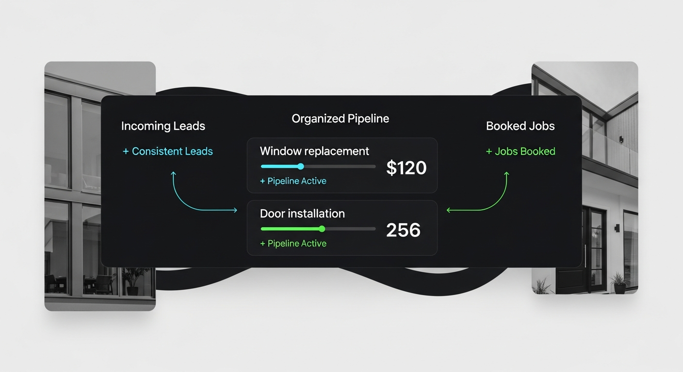 Window and Door Contractor Growth System Pipeline