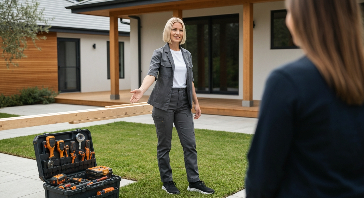 Contractor making a strong first impression