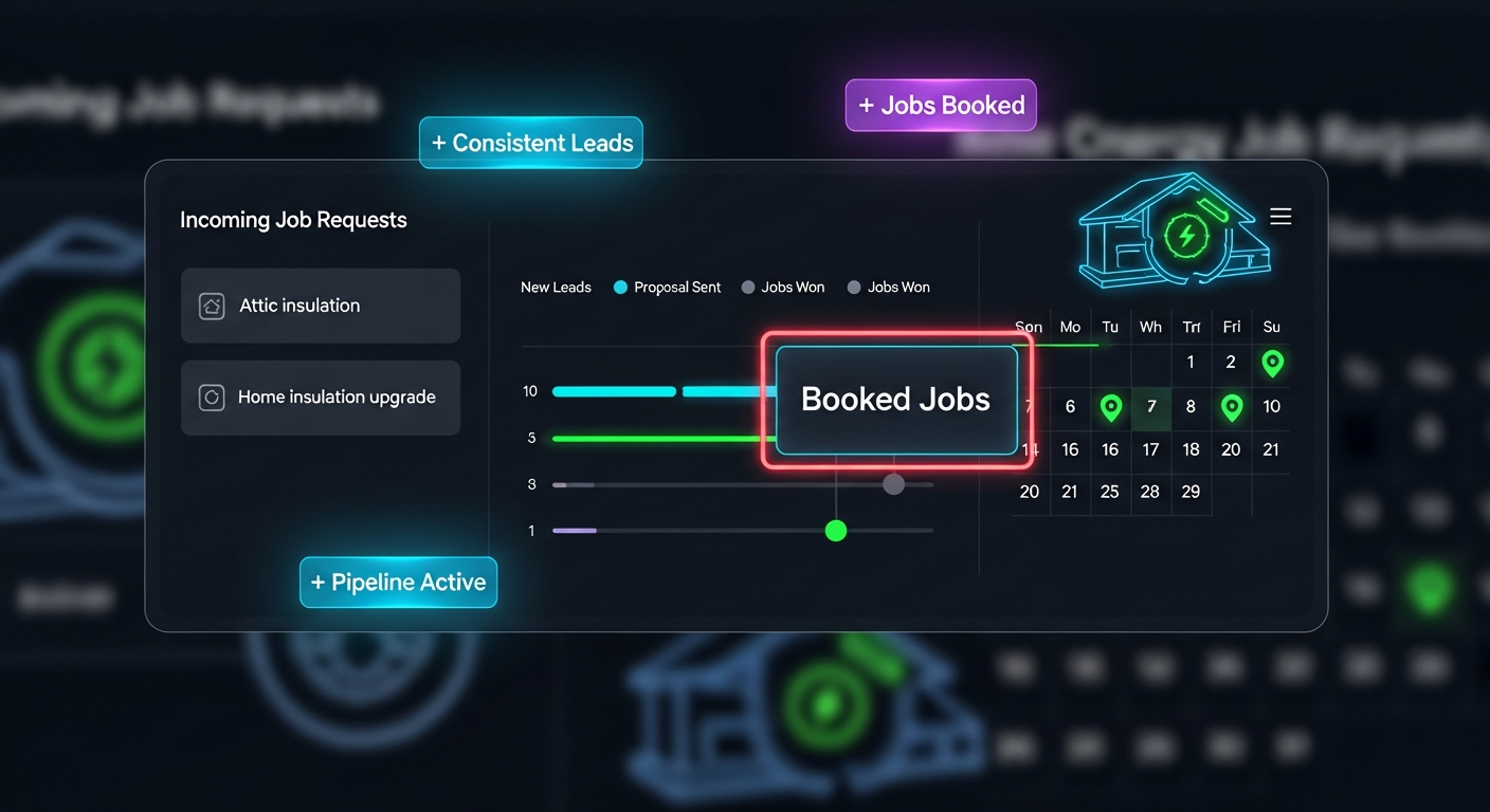 Insulation Contractor Growth System Dashboard