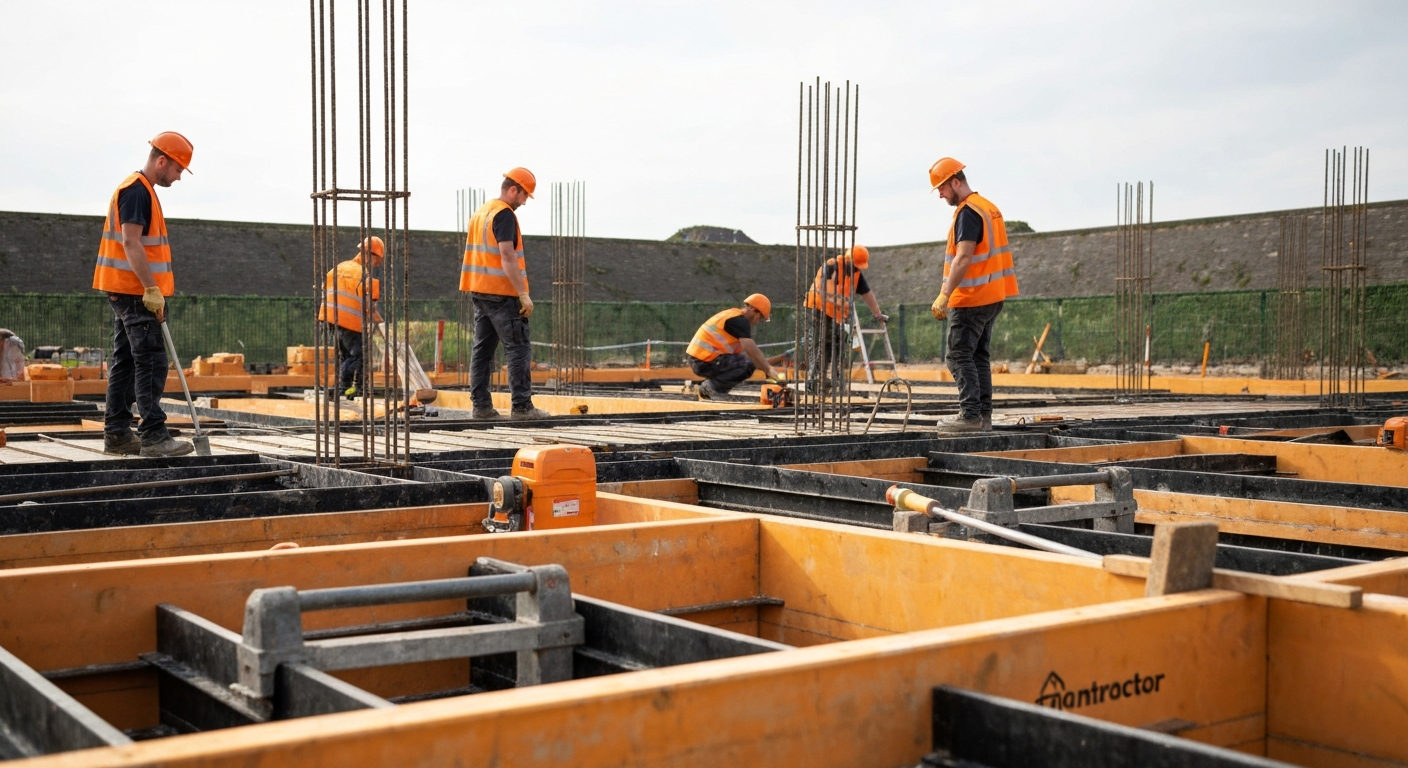 Highly professional and organized contractor job site