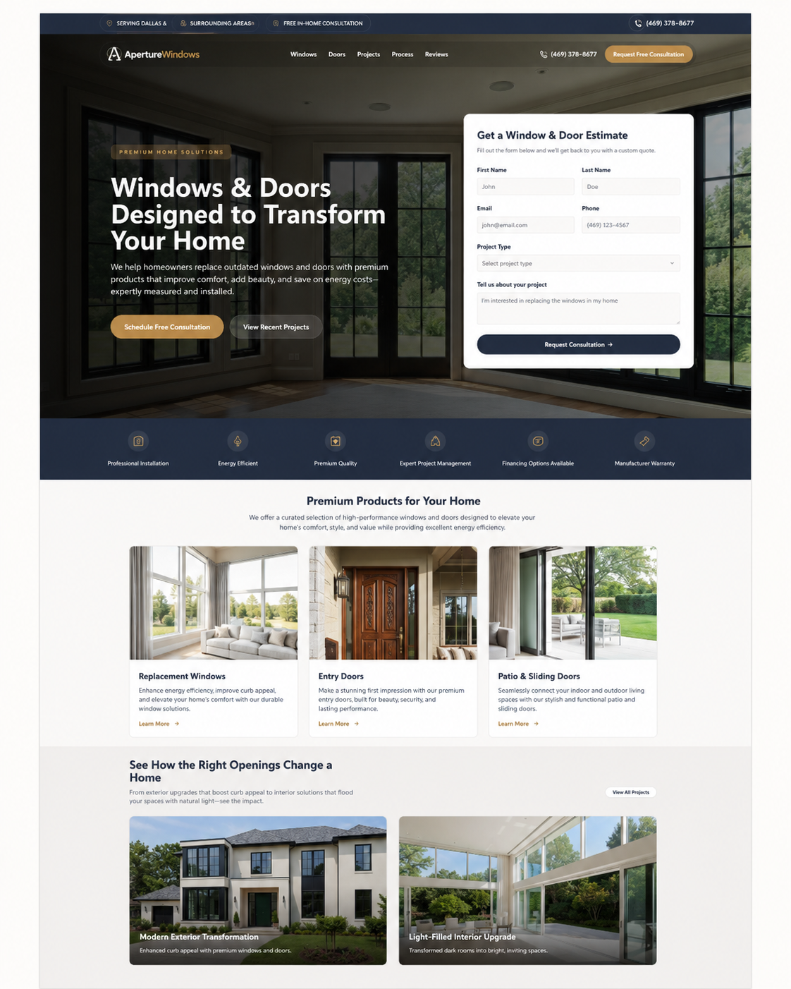 Aperture Windows - Window & Door Replacement