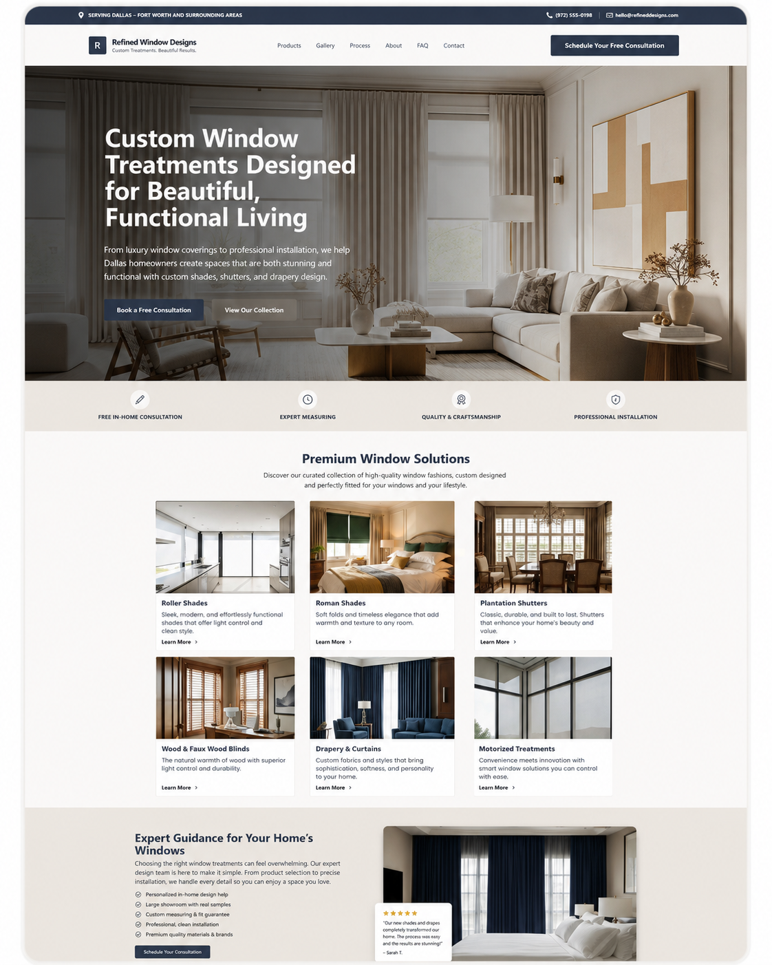 Elite Window Design - Custom Blinds, Shades & Shutters