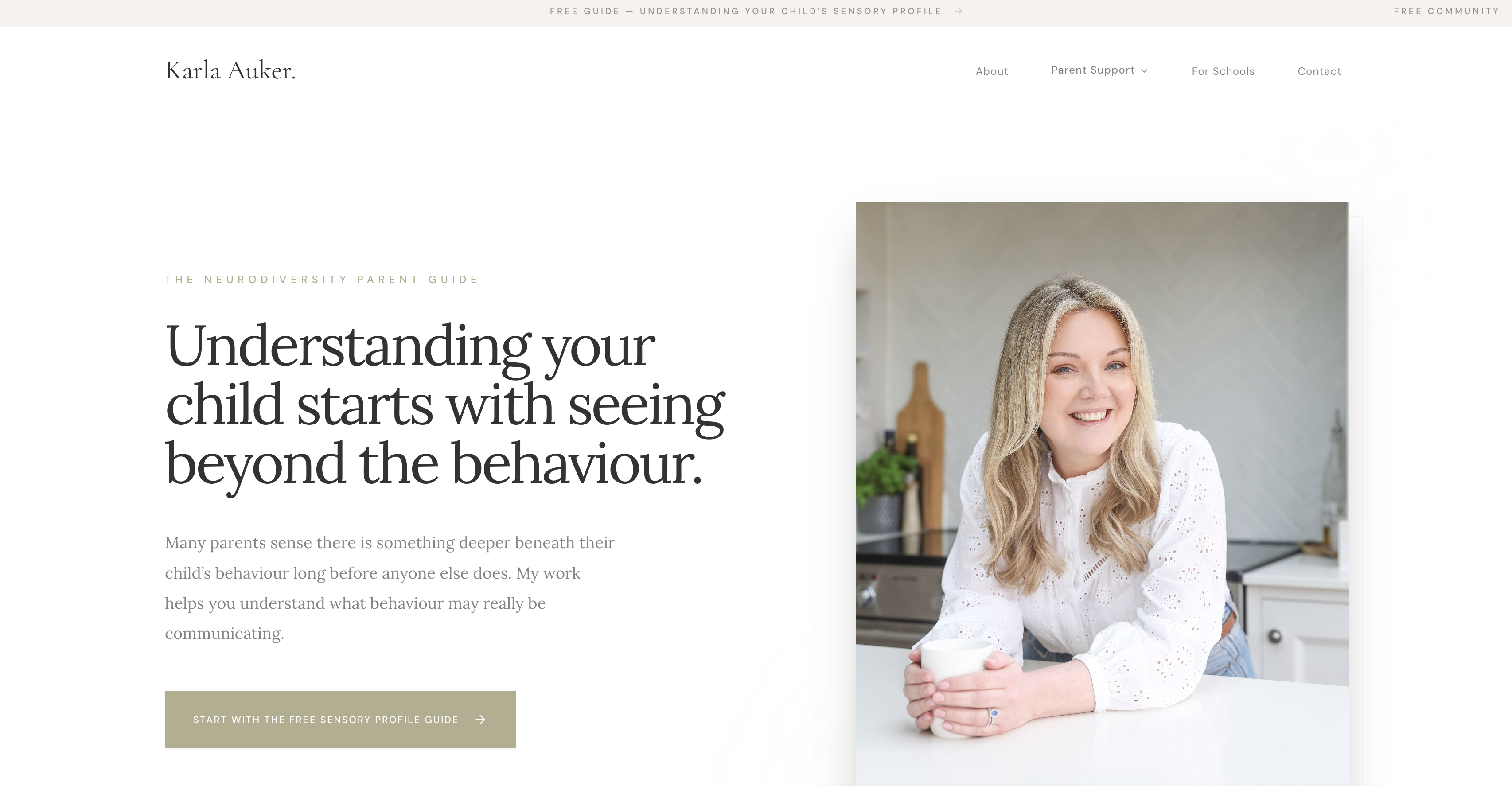 Karla Auker Website Preview