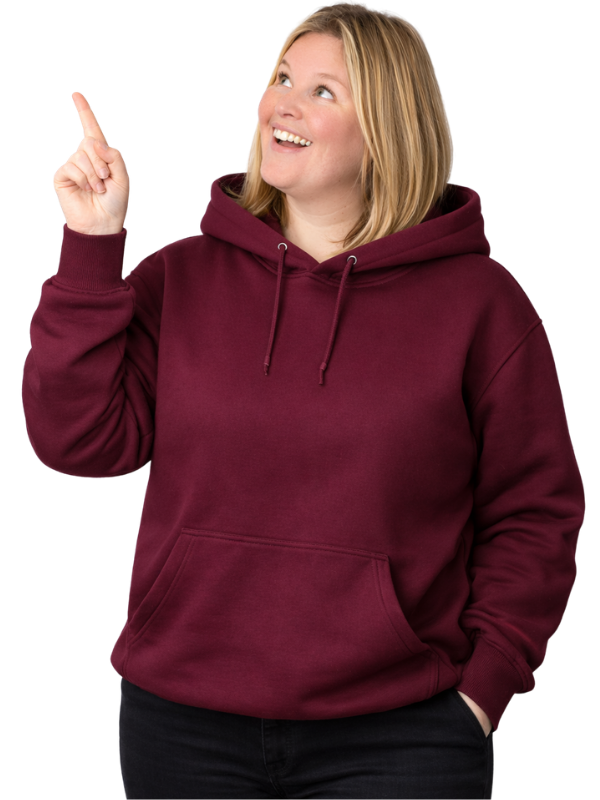 Georgie Thomas pointing up