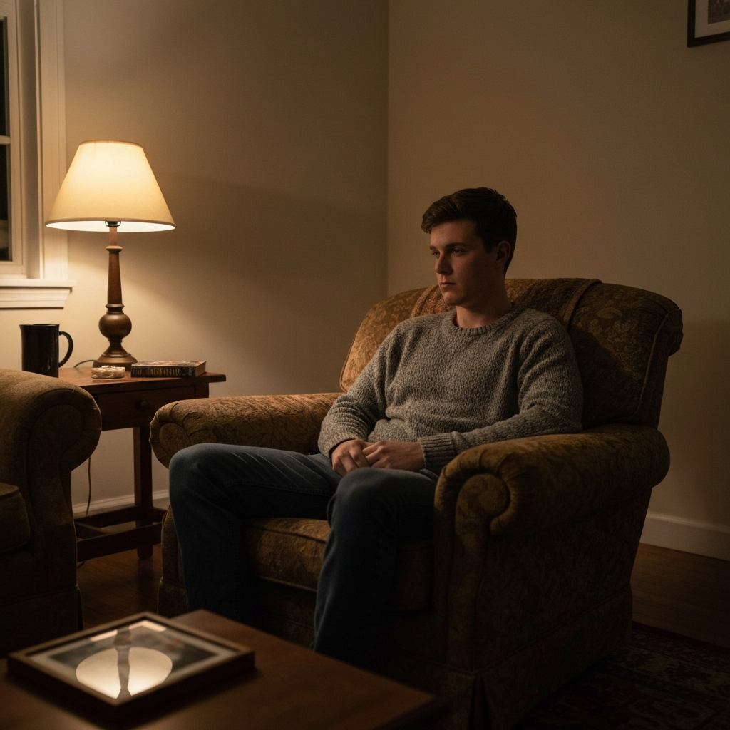 A person sitting quietly, representing the experience of introversion and feeling safe