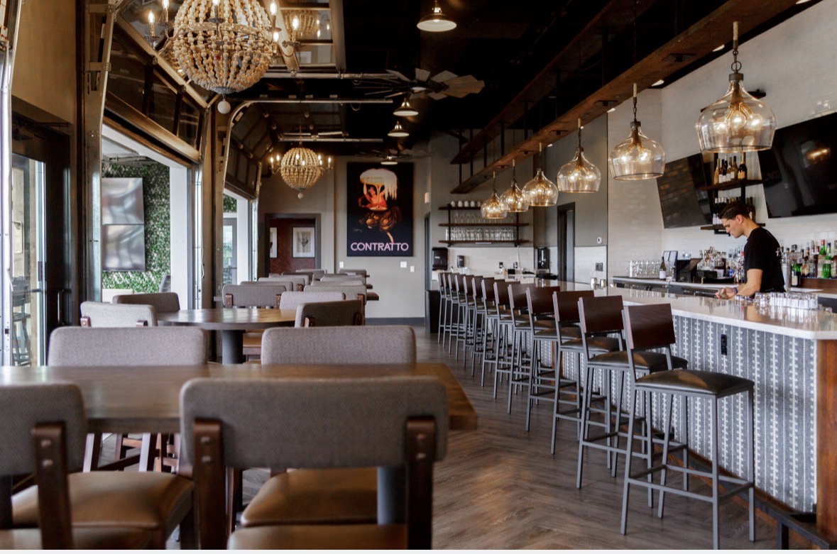 No. 7 Rooftop Bar interior