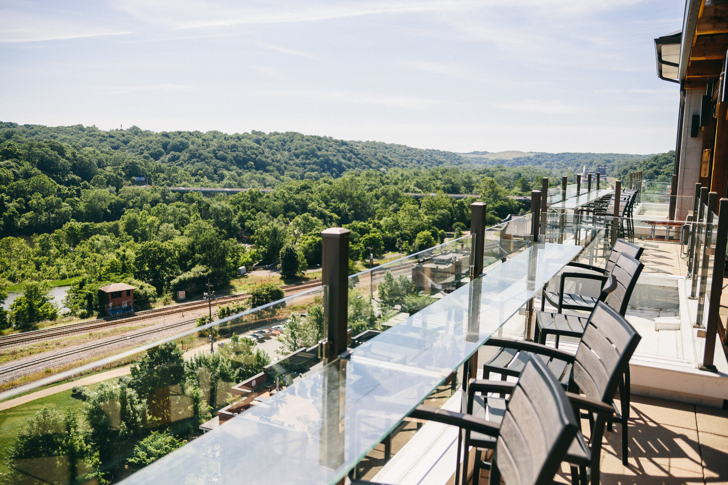 No. 7 Rooftop Bar patio view