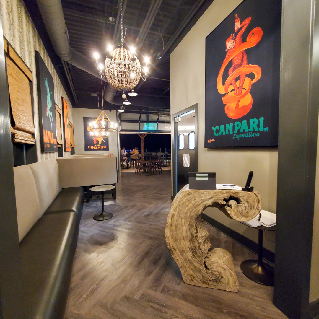No. 7 Rooftop Bar interior