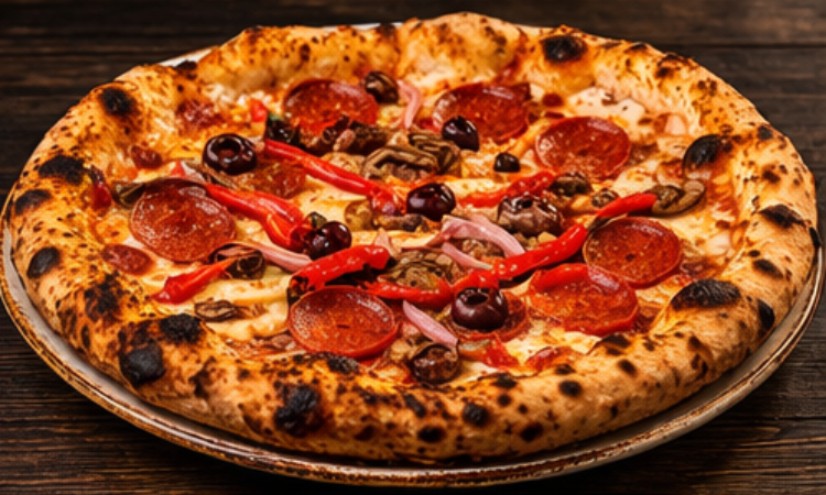 Fratelli Italian Kitchen menu featuring wood-fired pizzas and pastas