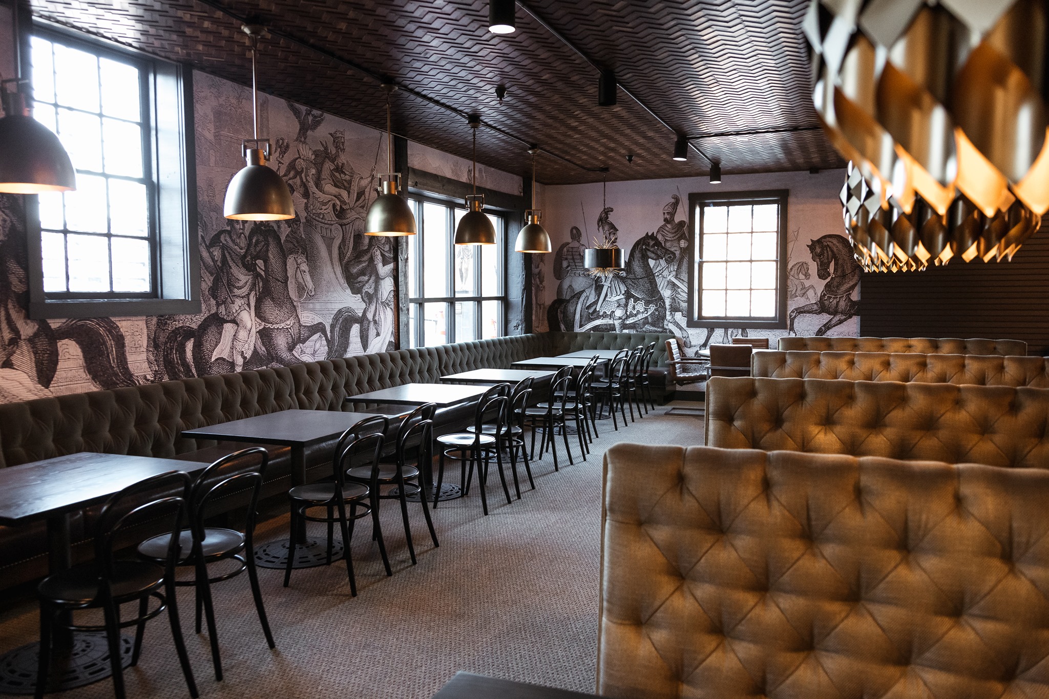 Main dining room at Fratelli Italian Kitchen Lynchburg VA