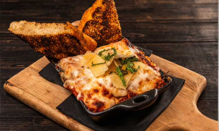 Fratelli Italian Kitchen menu featuring wood-fired pizzas and pastas