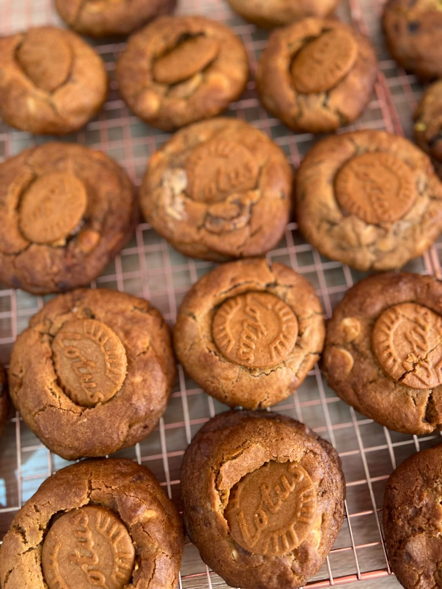 Freshly baked cookies