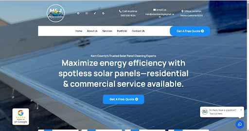 M & J Solar Cleaning