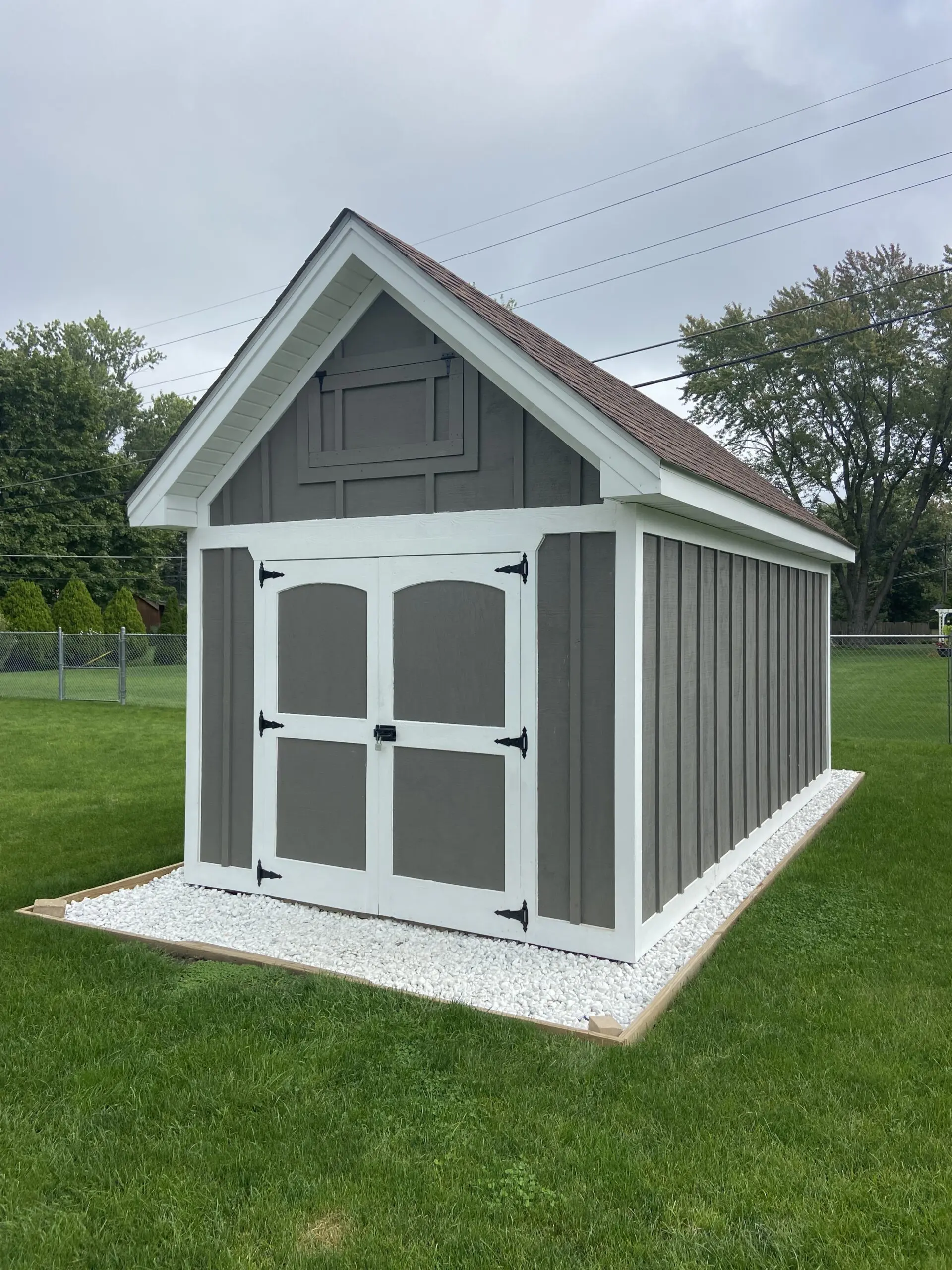 Custom built shed