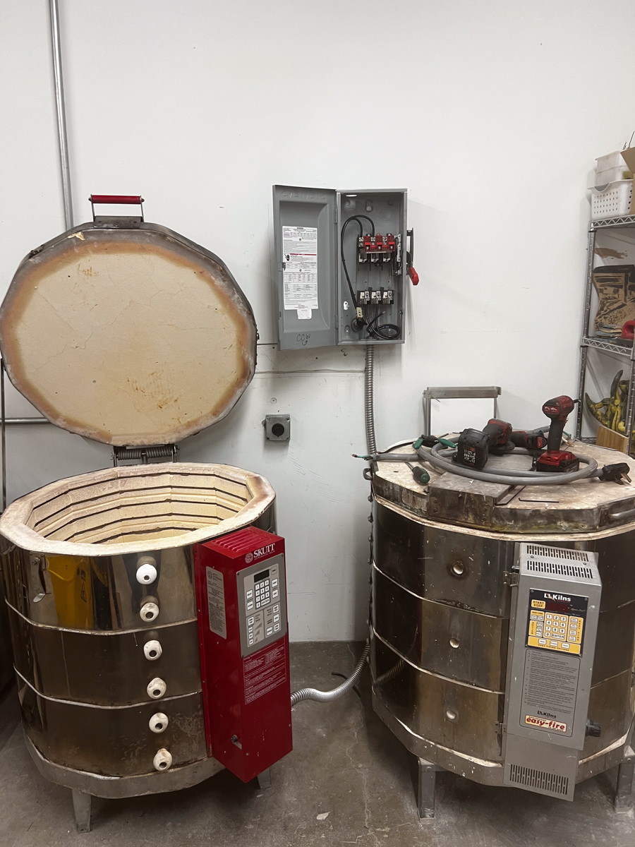 Electrical panel upgrade for a heavy duty kiln