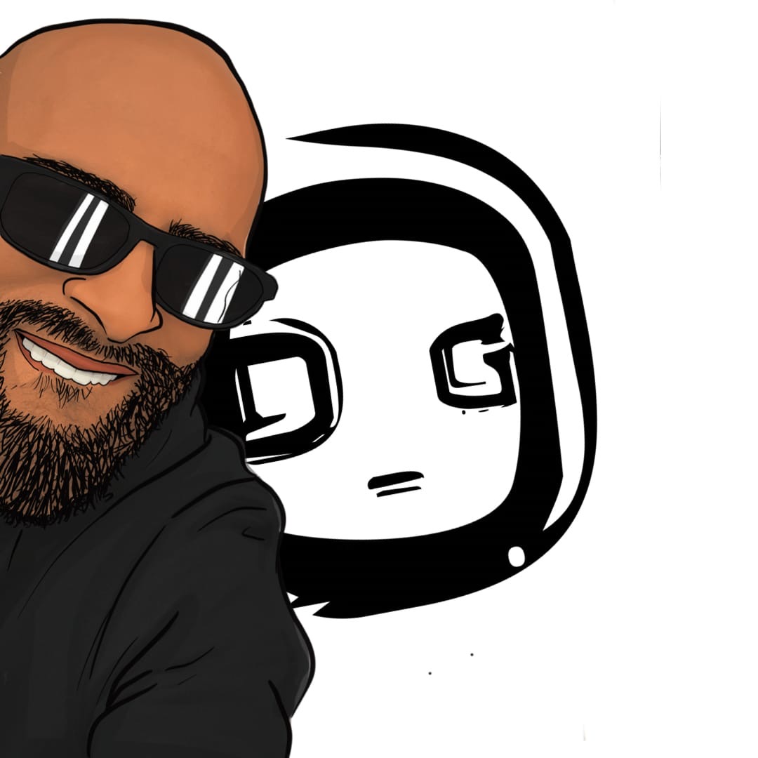 Daniel Cartoon Portrait (Light) - alineD Graphics