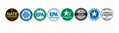 HVAC Industry Certifications - NATE, EPA, Energy Star, Licensed, Bonded & Insured